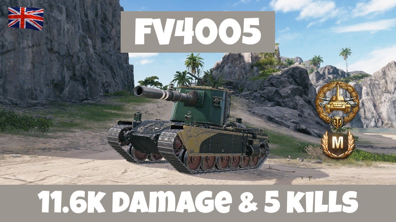 FV4005 — ONE SHOT MONSTER🏆11.6K DAMAGE & 6 KILLS | WoT Replay
