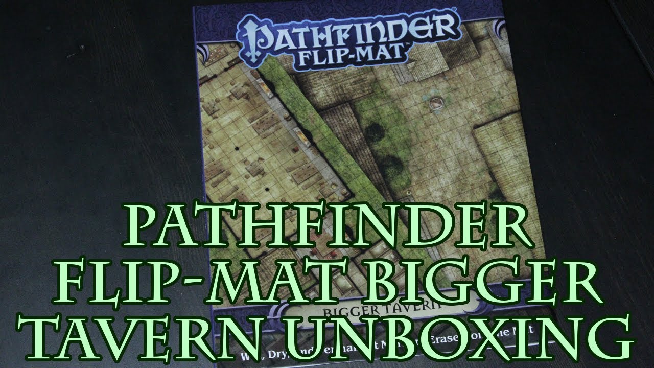 Pathfinder Flip-Mat Bigger Tavern Unboxing