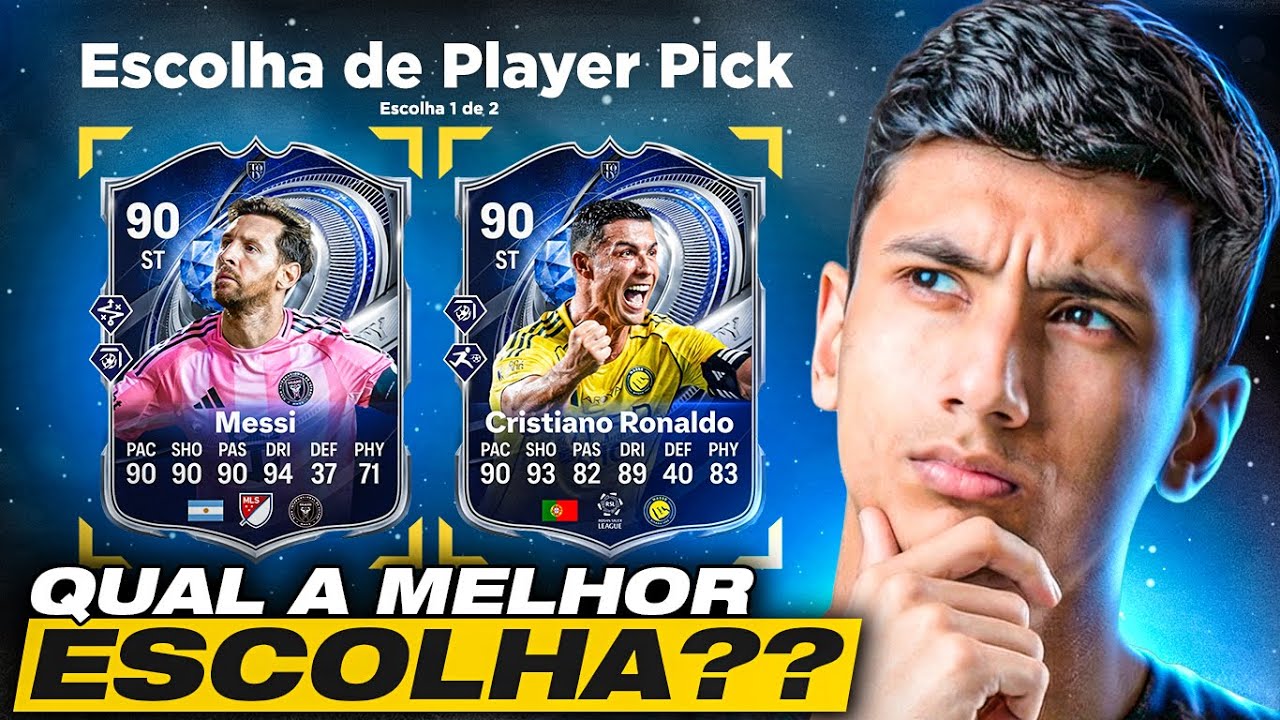 QUEM ESCOLHER ENTRE CR7 e Messi?