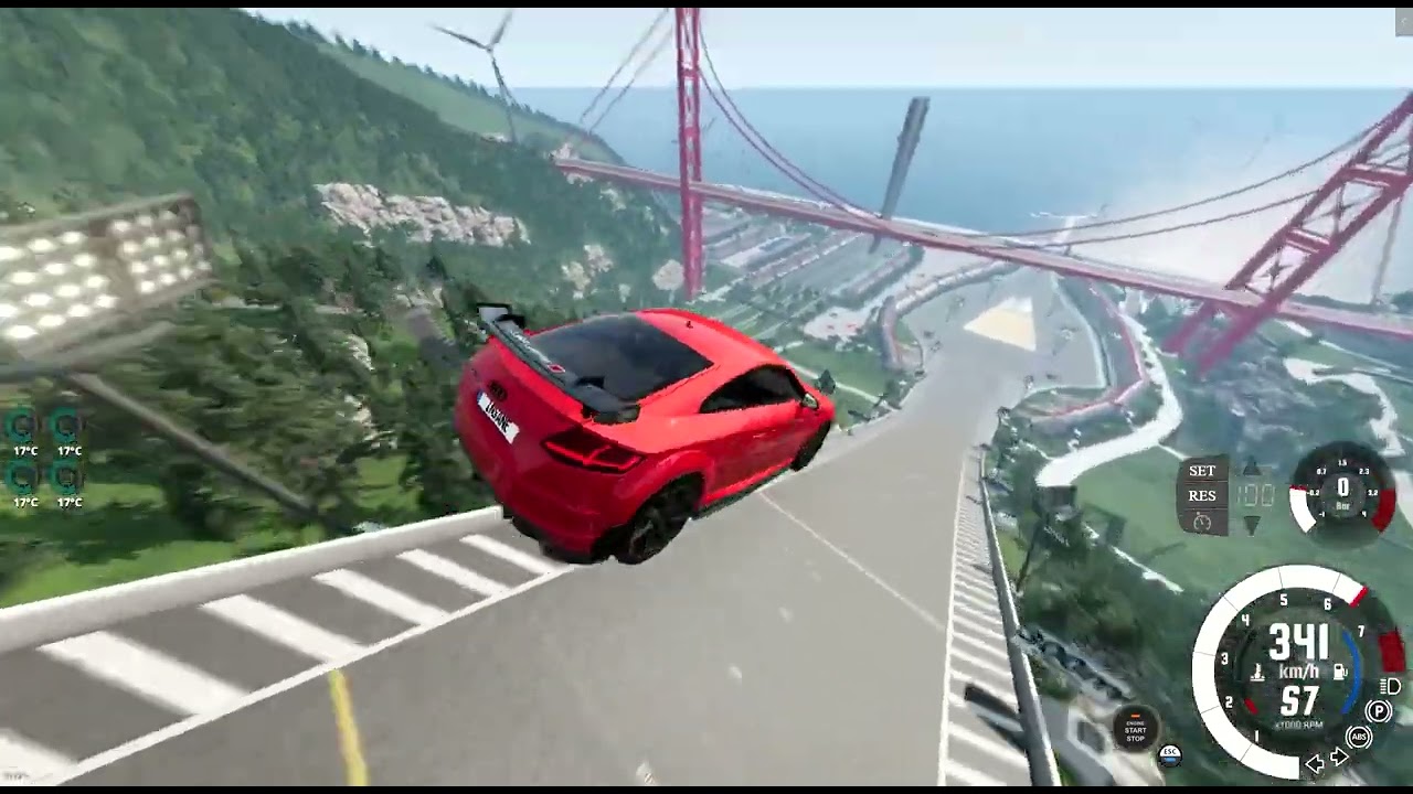 BeamNG drive   welches Auto fliegt weiter