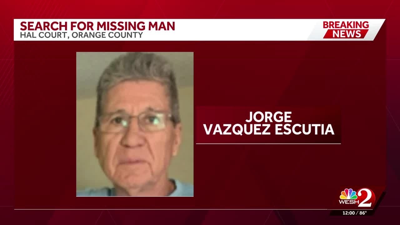 Large deputy presence near home in Orlando where missing man was last seen