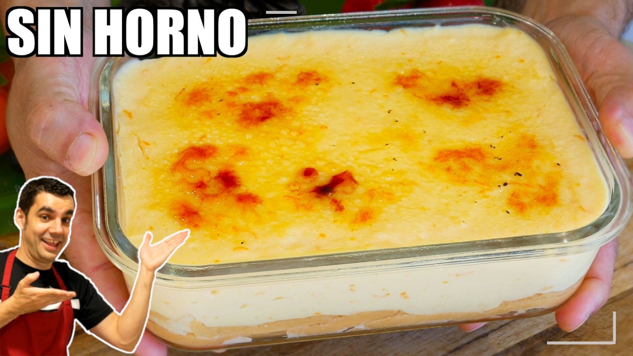 Postre Casero de Naranja F&aacute;cil, Cremoso y Sin Horno &ndash; Receta Deliciosa