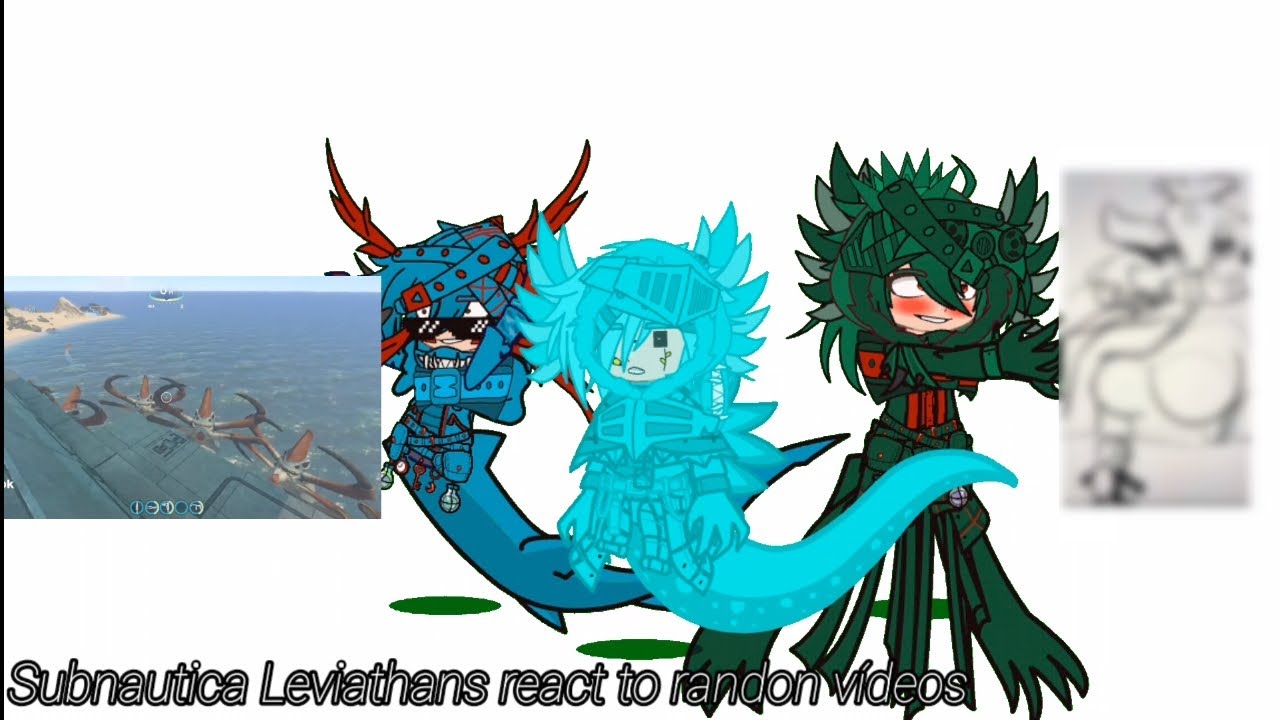 [🇧🇷/🇺🇲/🇪🇸/🇷🇺] subnautica leviathans react to randon vídeos (part 1/??)