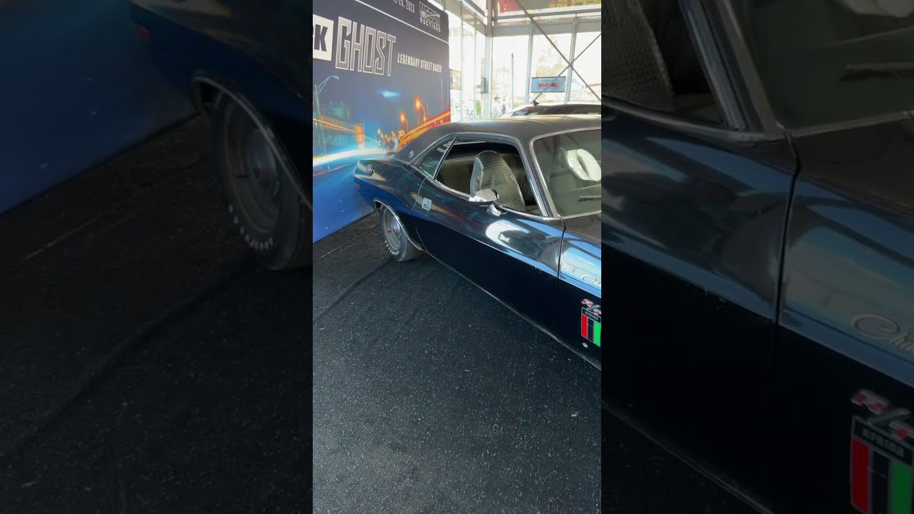 &ldquo;The black ghost&rdquo; 70 Hemi Challenger, unrestored Street Racer a unique history...Officer owned...