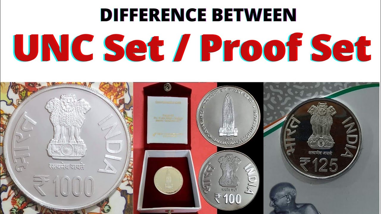 UNC set & Proof set Difference & Speciality || NumisMan