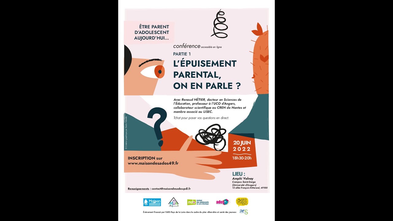 Épuisement parental, on en parle ? • Conférence Renaud HÉTIER