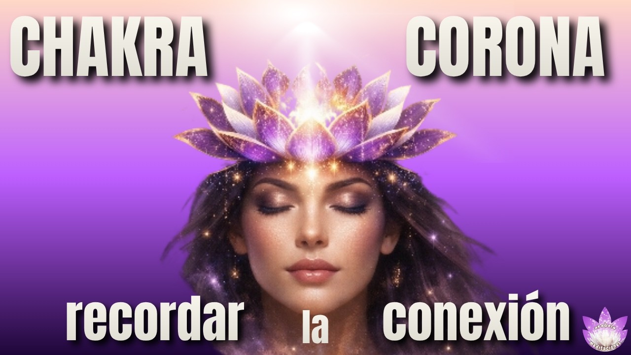 Meditación guiada del Chakra Corona🪷.Conexión con la fuente, la conciencia y el todo♾️
