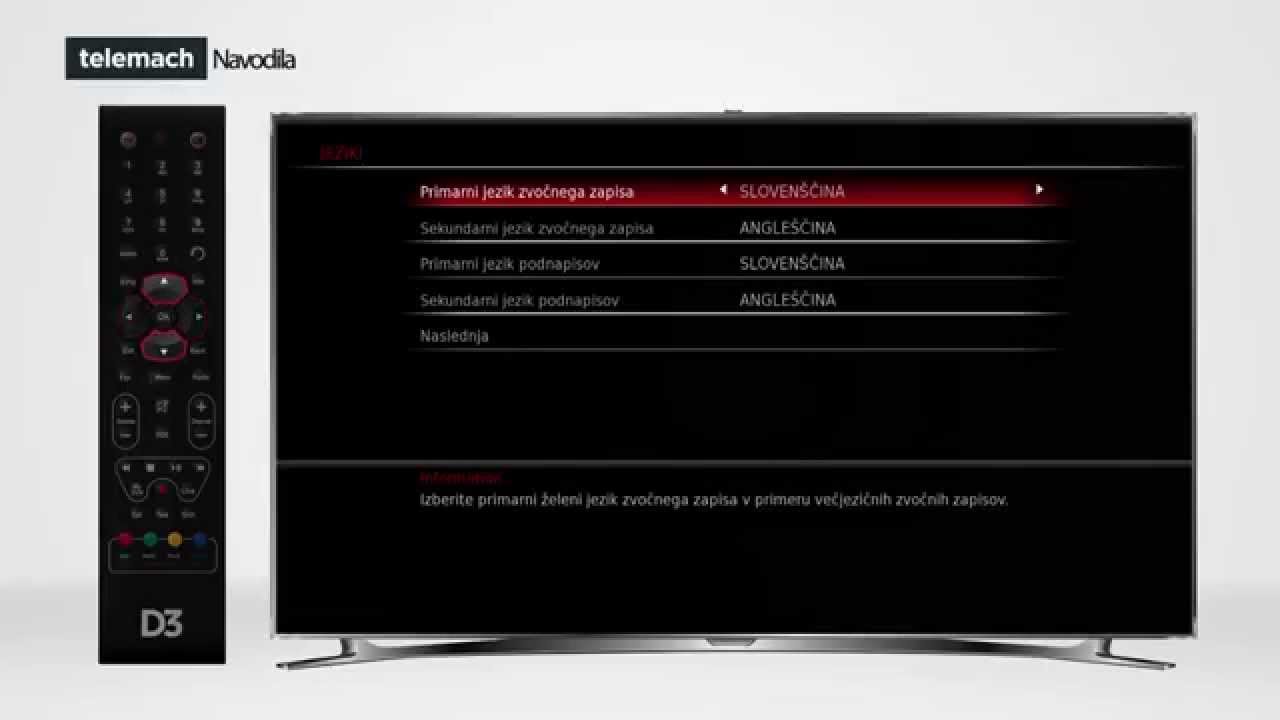 Telemach - Digitalna Televizija - Ponastavitev tovarniskih nastavitev sprejemnika Cisco 4682