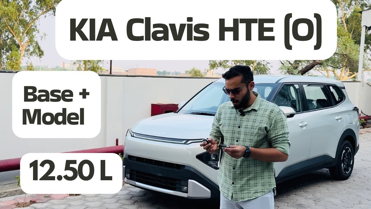 Kia Carens Clavis HTE(O) | Most value for Money Base Optional Model #kia