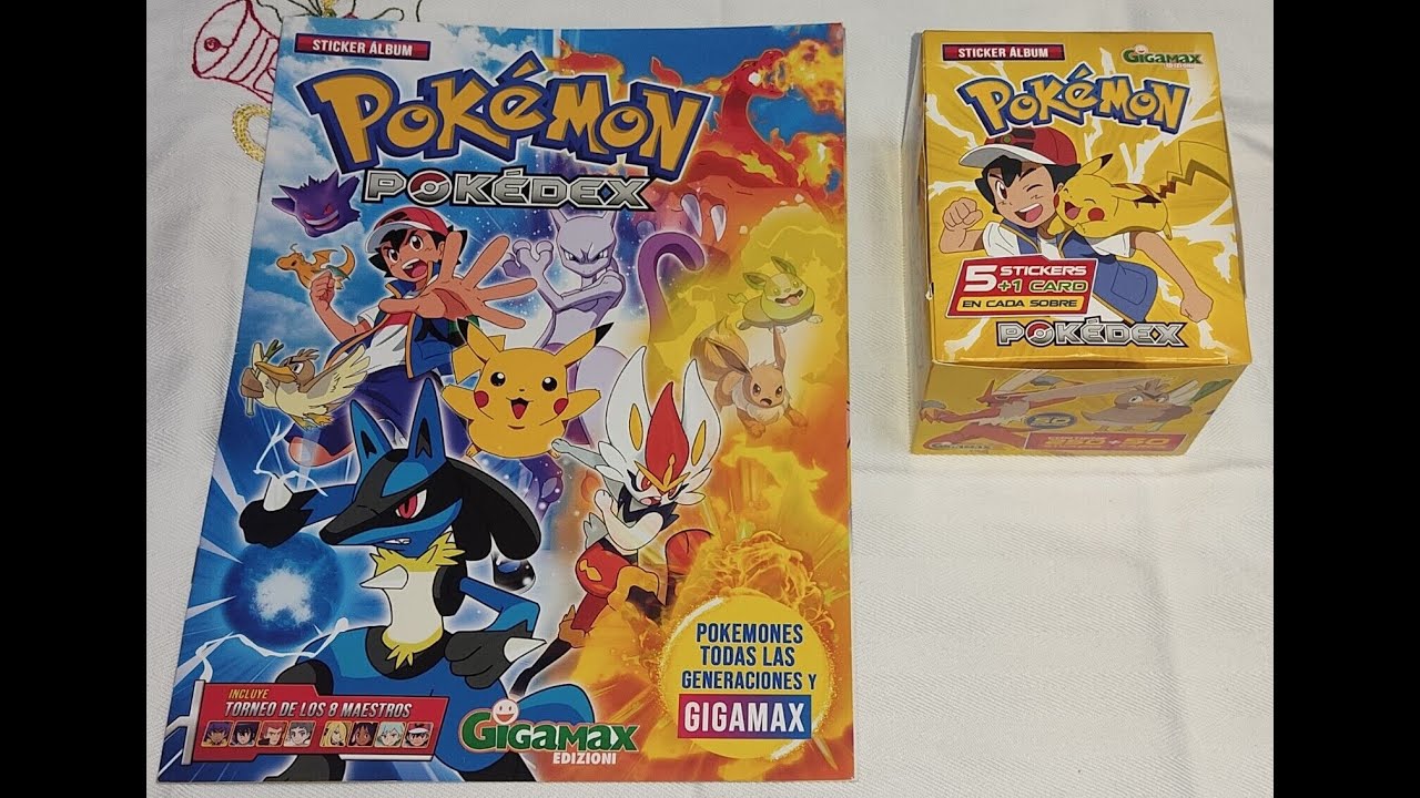 ÁLBUM POKÉMON POKÉDEX COMPLETO - GIGAMAX EDIZIONE