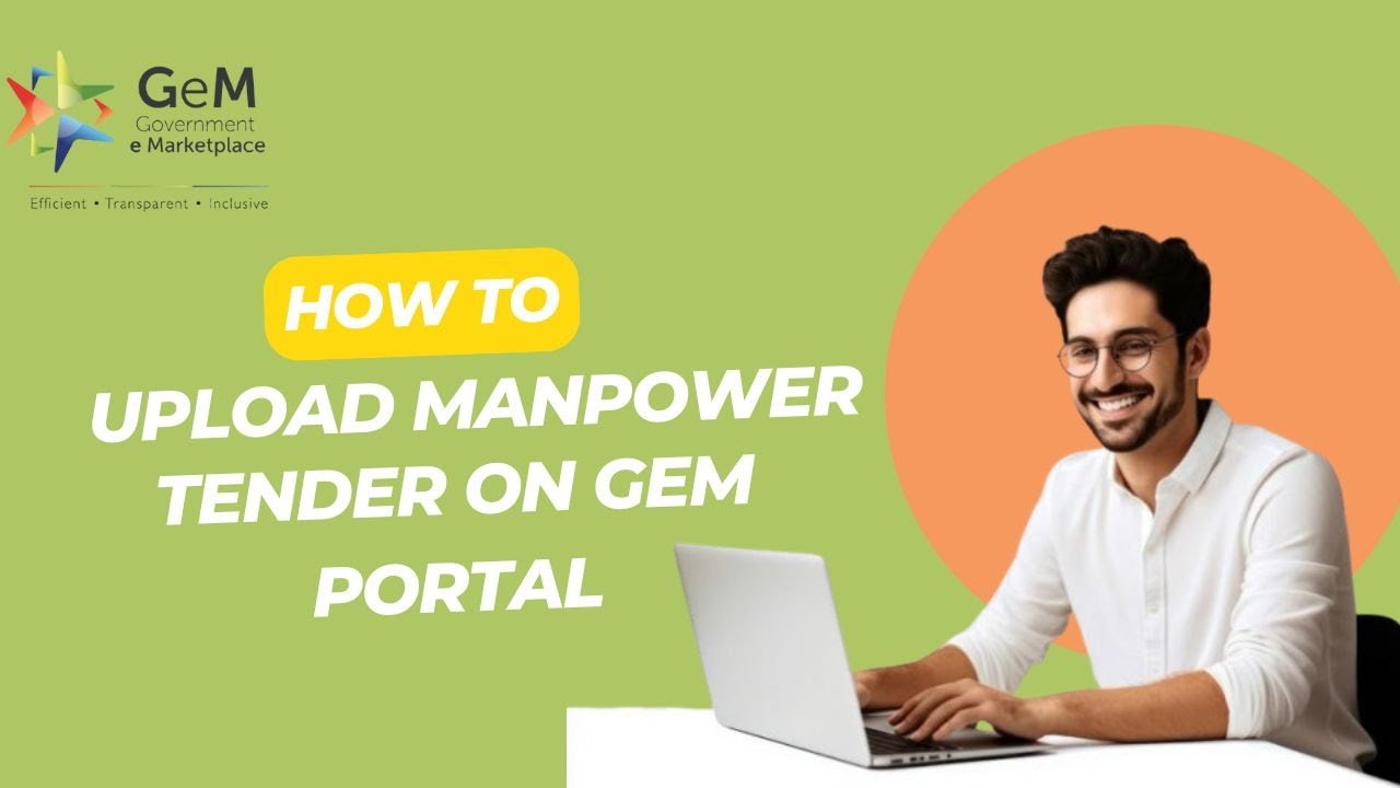How to Upload Manpower Tender on GeM Portal | Basic Steps for Beginners