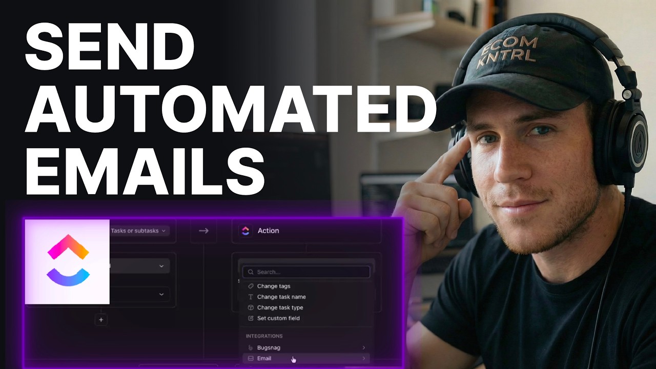 How To Send Automated Emails With ClickUp (2026) | Automations Setup