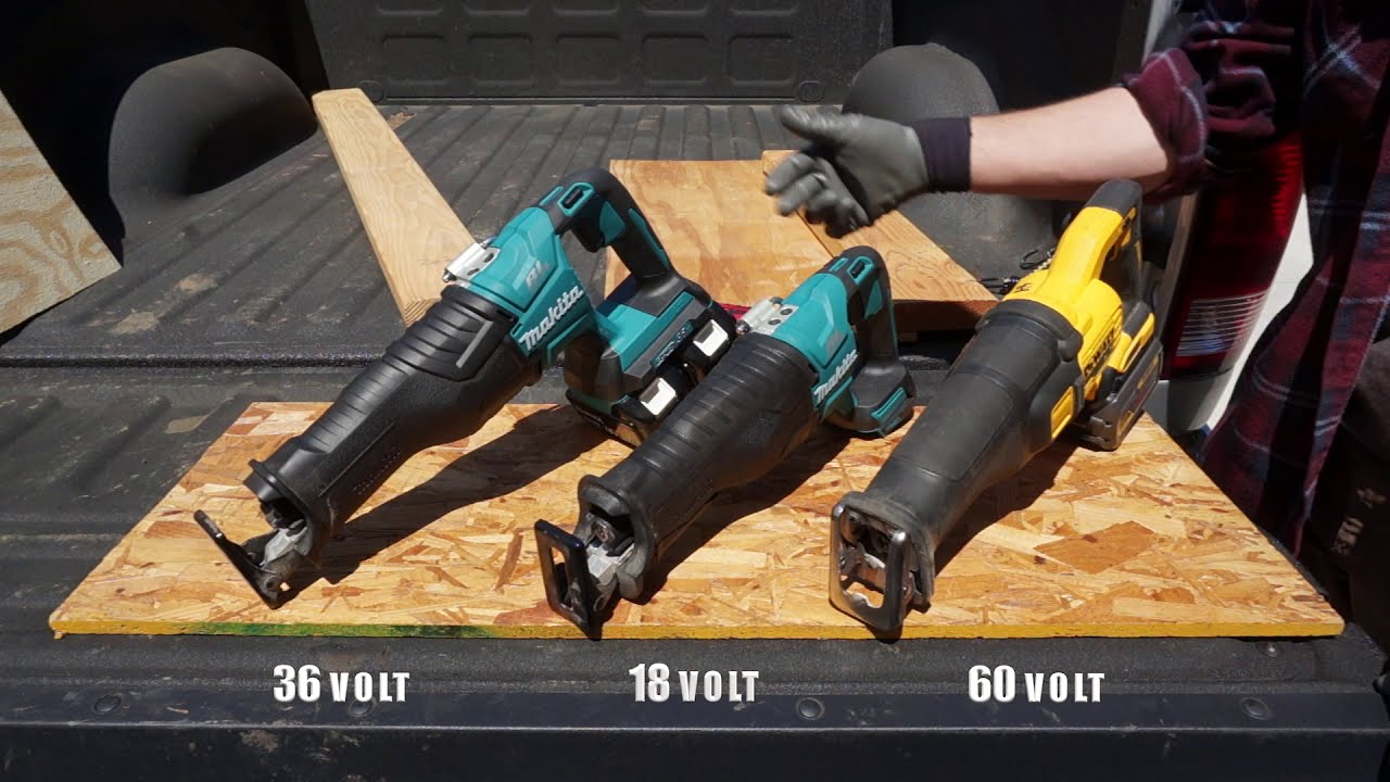 WHICH MAKITA? 18V vs. 36V Reciprocating Saw