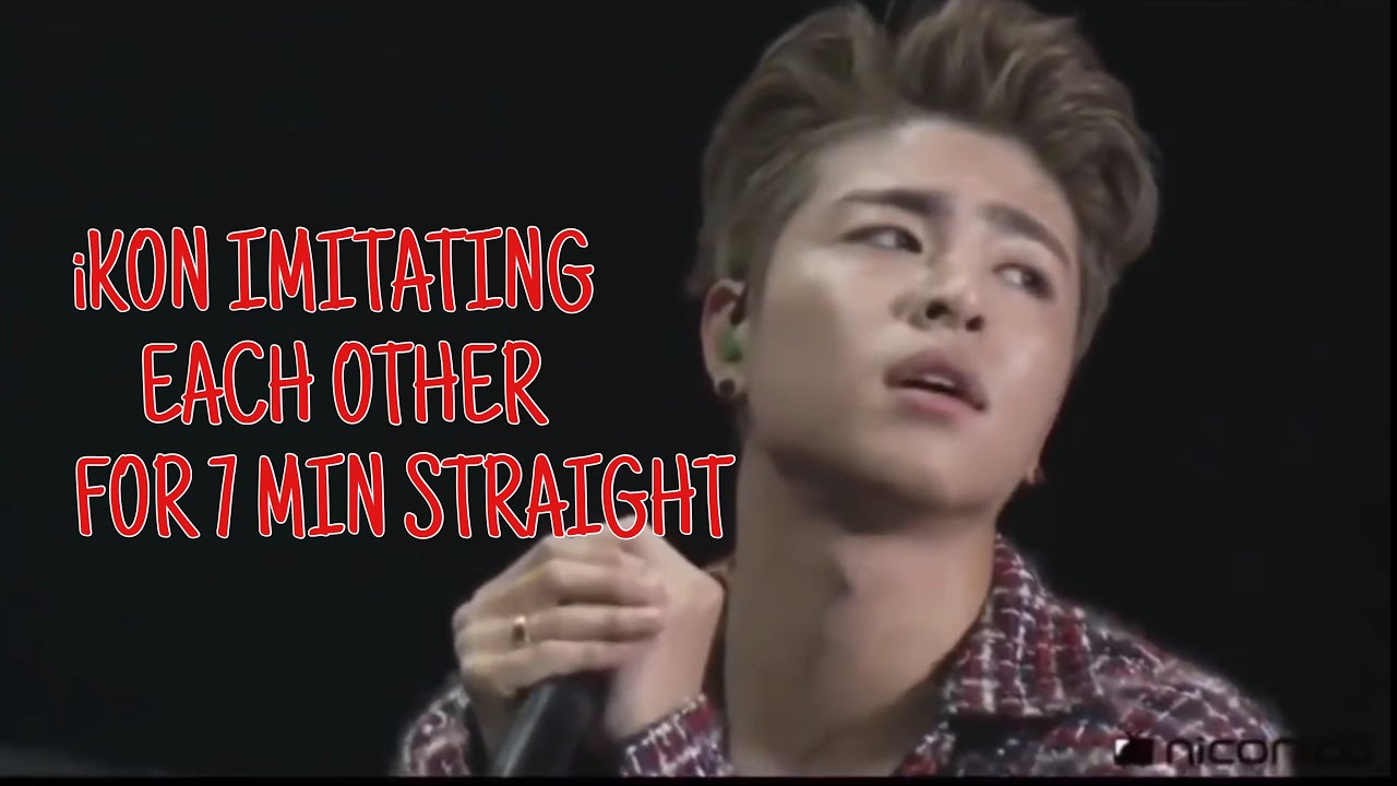 iKON Imitating EACH OTHER (mostly junhoe)FOR 7 MIN/ TRY NOT TO LAUGH