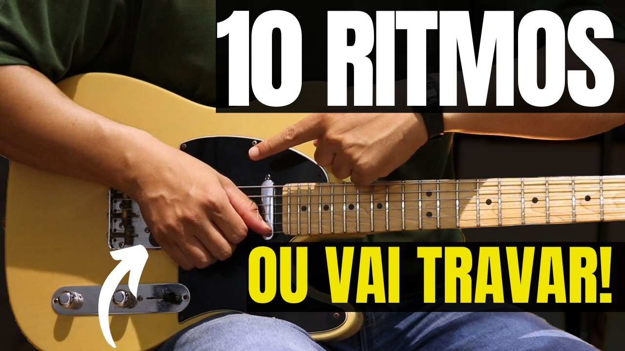 Os 10 Ritmos QUE TODO GUITARRISTA PRECISA SABER (ou vai travar pra sempre!)