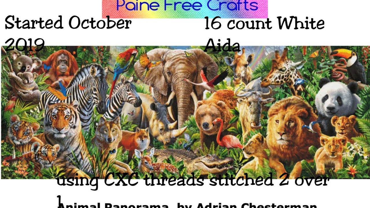 Stitch With Me #1 Animal Panorama
