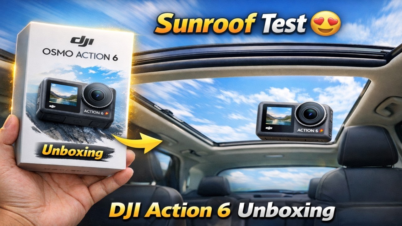 DJI Osmo Action 6 Unboxing & 4K Video Test | Kya Yeh Best Action Camera Hai? 🤔