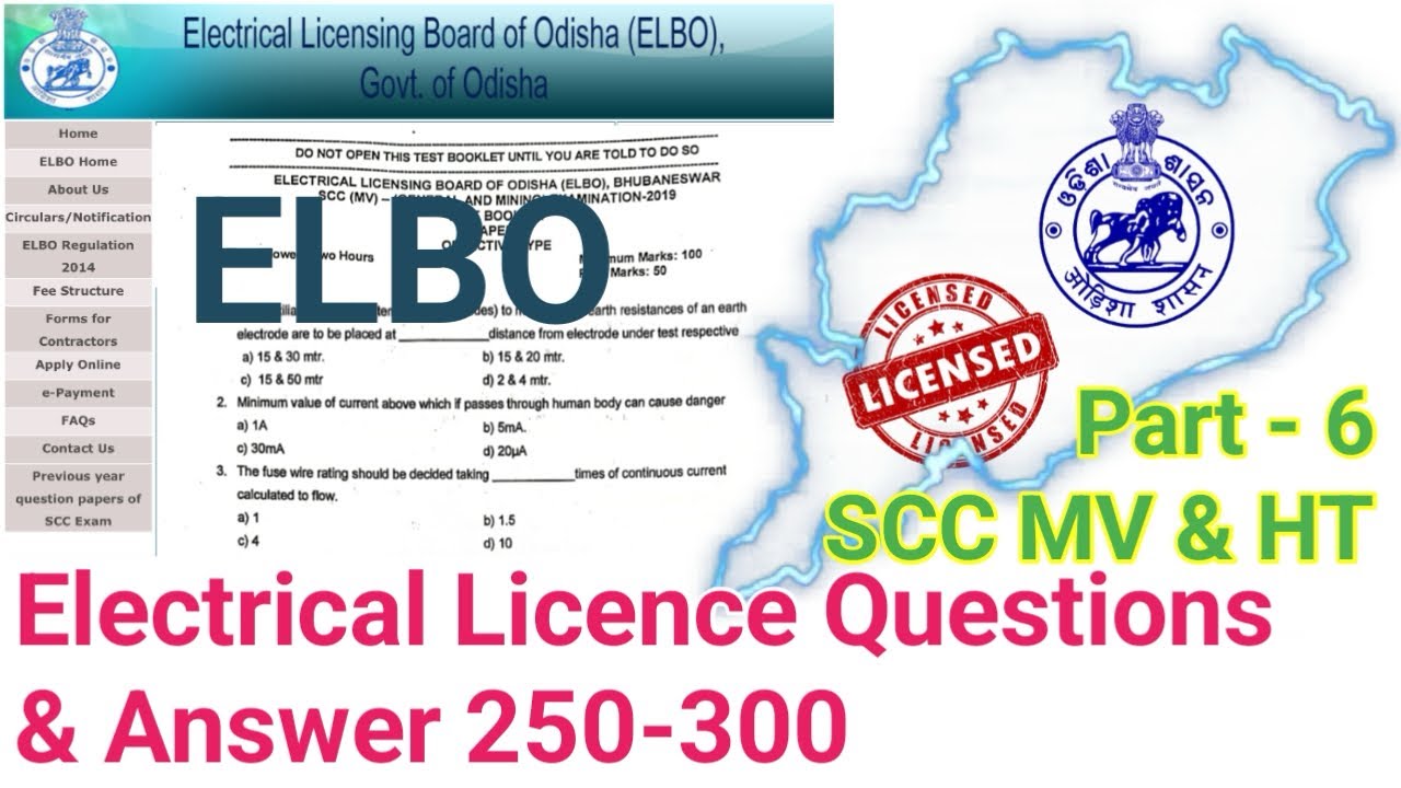 Electrical Supervisor License MV & HT | 5000 Questions & Answers Series | Exam Preparation Part- 6