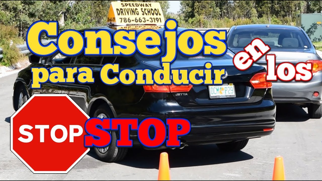APRENDIENDO A MANEJAR UN CARRO EN TRAFICO/COMO HACER UN PARADA DE STOP