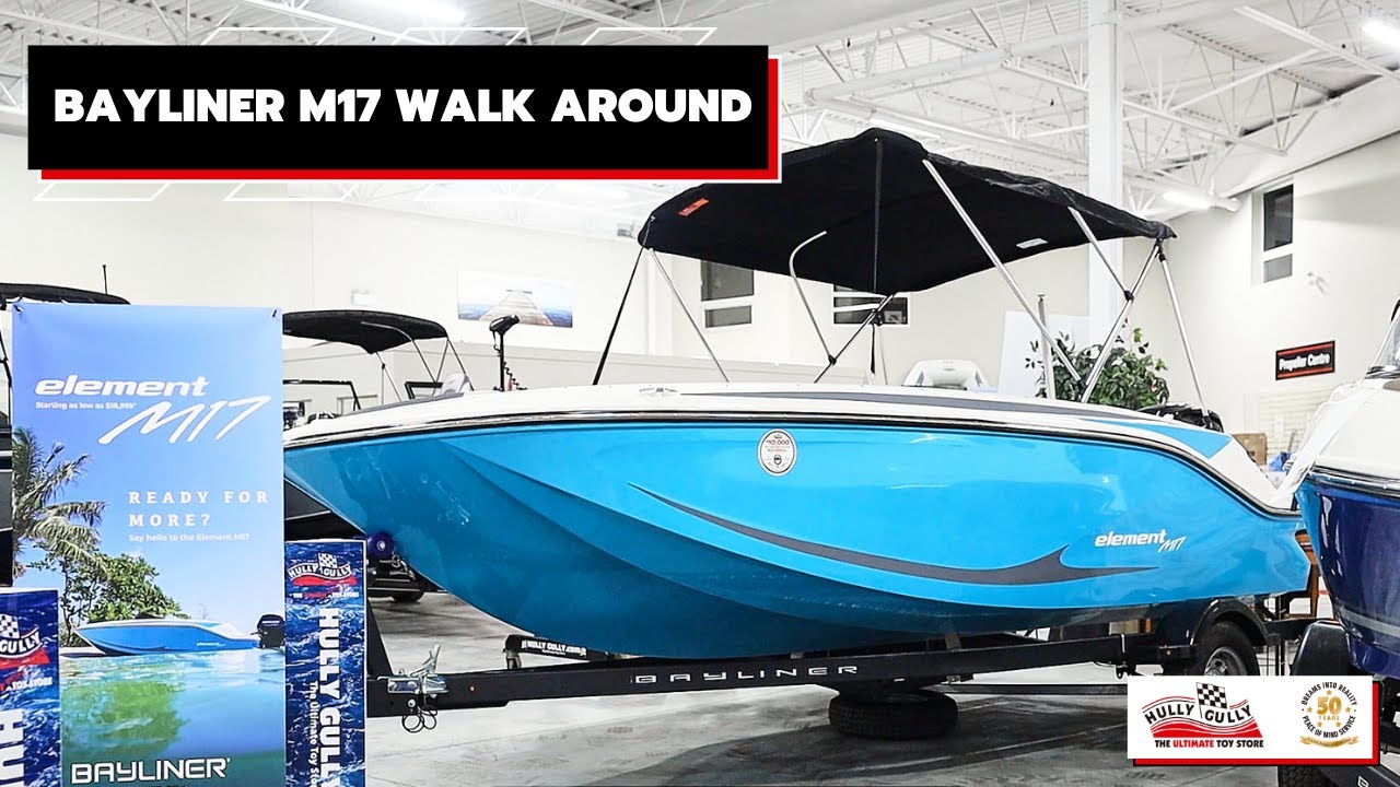 Bayliner Element M17 Walk Around | Hully Gully London