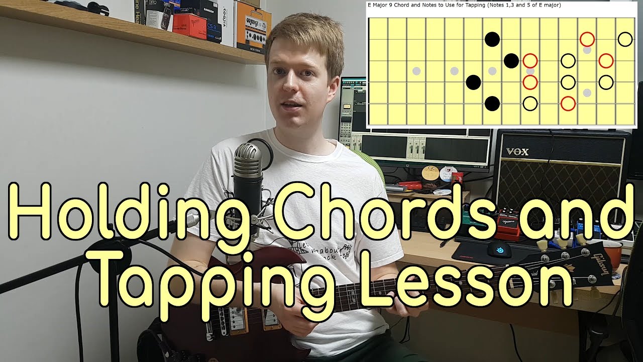 Нажатие при удерживании аккордов: Math Rock Tapping, вводное учебное пособие