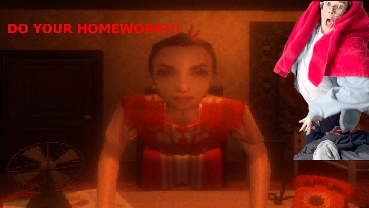 I get scared to easily. | Homework by closet kids