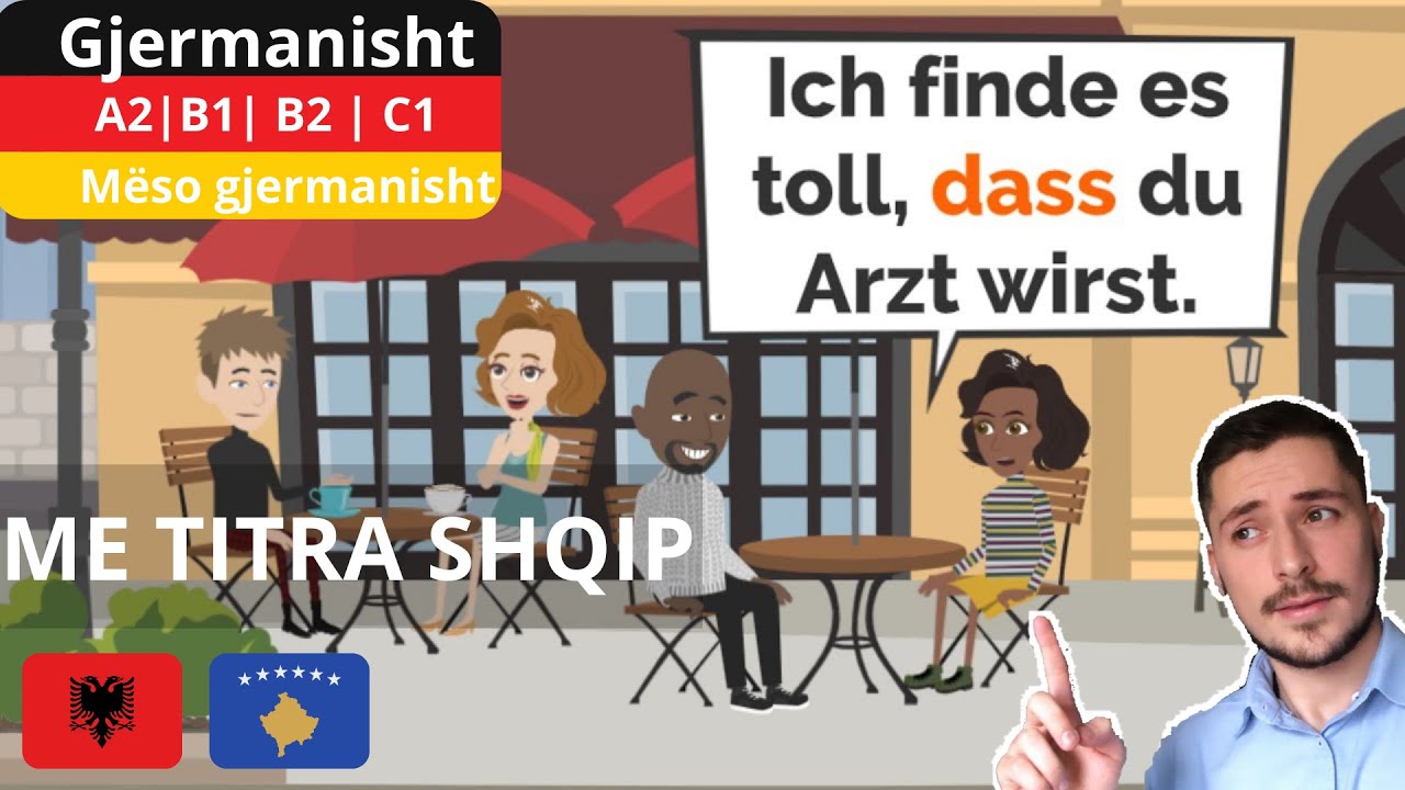 Ich werde Arzt | Konjunktionen: aber, weil, dass, deshalb... | Lidhëzat: Por, sepse, që, prandaj...