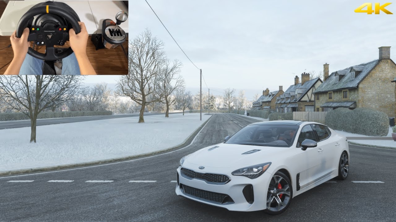 Kia Stinger - Forza Horizon 4 - Thrustmaster TX Steering Wheel - Gameplay [4K]