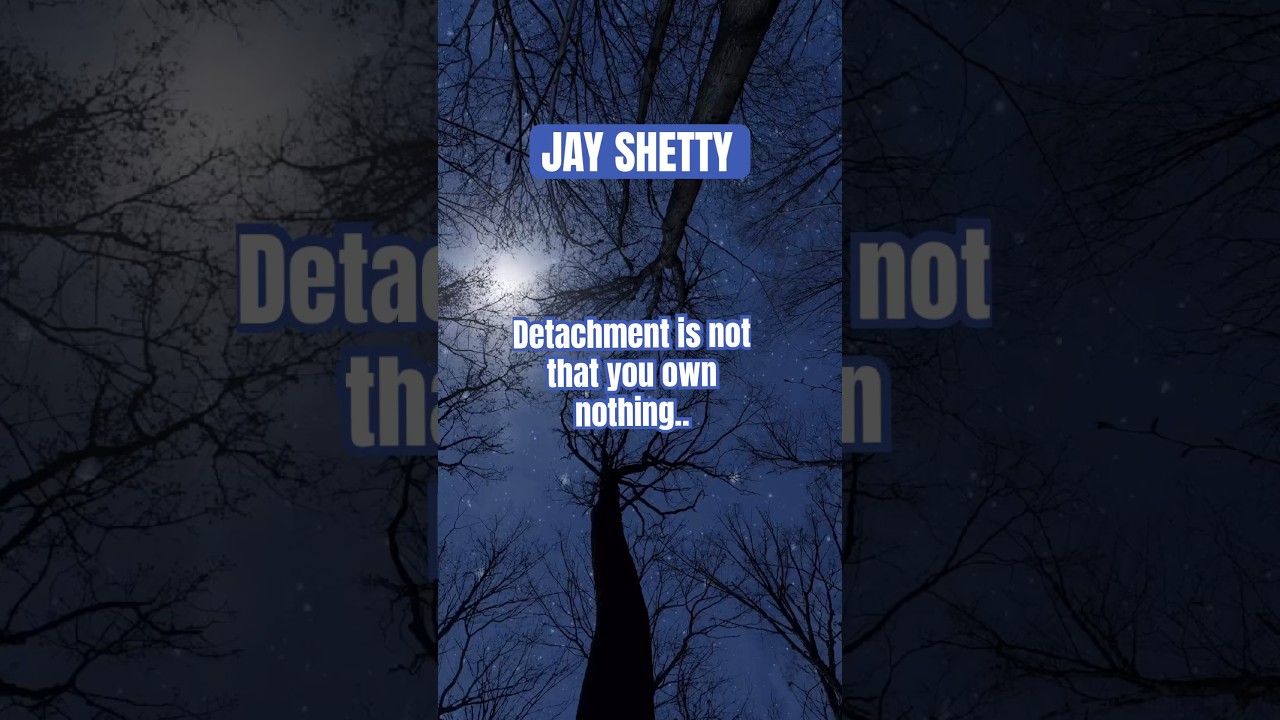 🤔Are you attached, or DETACHED? #jayshetty #quotes #unattachment #shorts