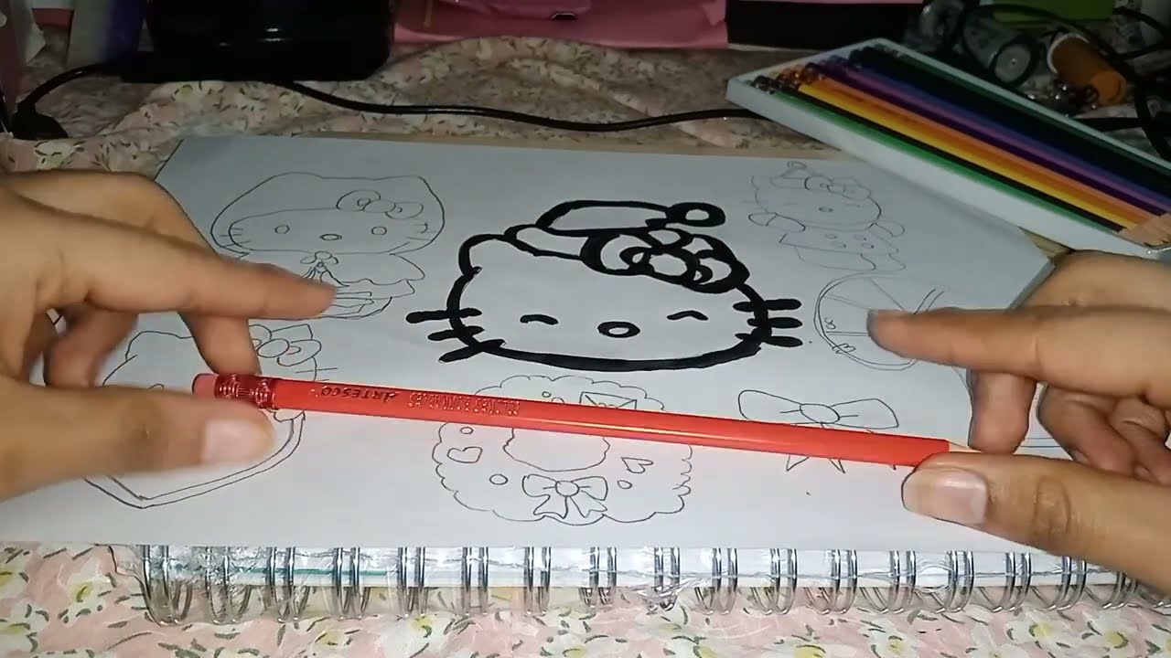 ASMR COLOREANDO DIBUJOS ❤ super relajante 😴