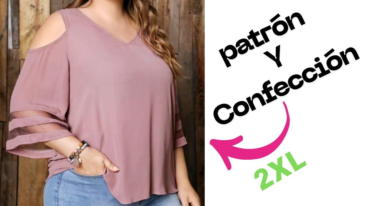 Como Crear Blusas modernas para señora hechas en tela de chiffon