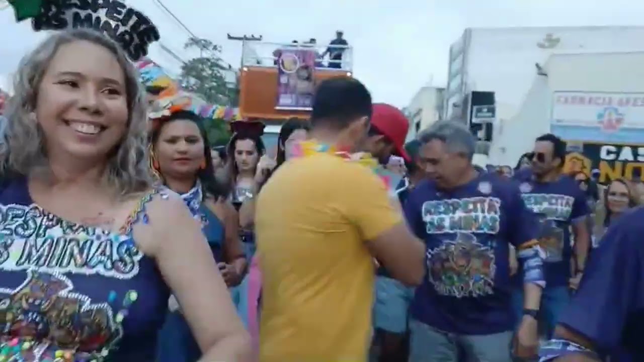 Bloco respeita as minas , 2026 com Lucy ferreira e o frevo Pegado 