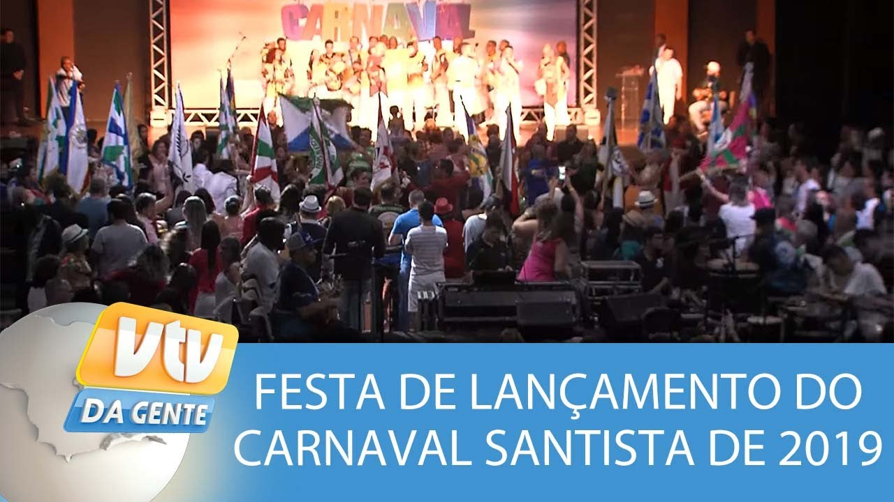 Carnaval santista de 2019 &eacute; lan&ccedil;ado oficialmente