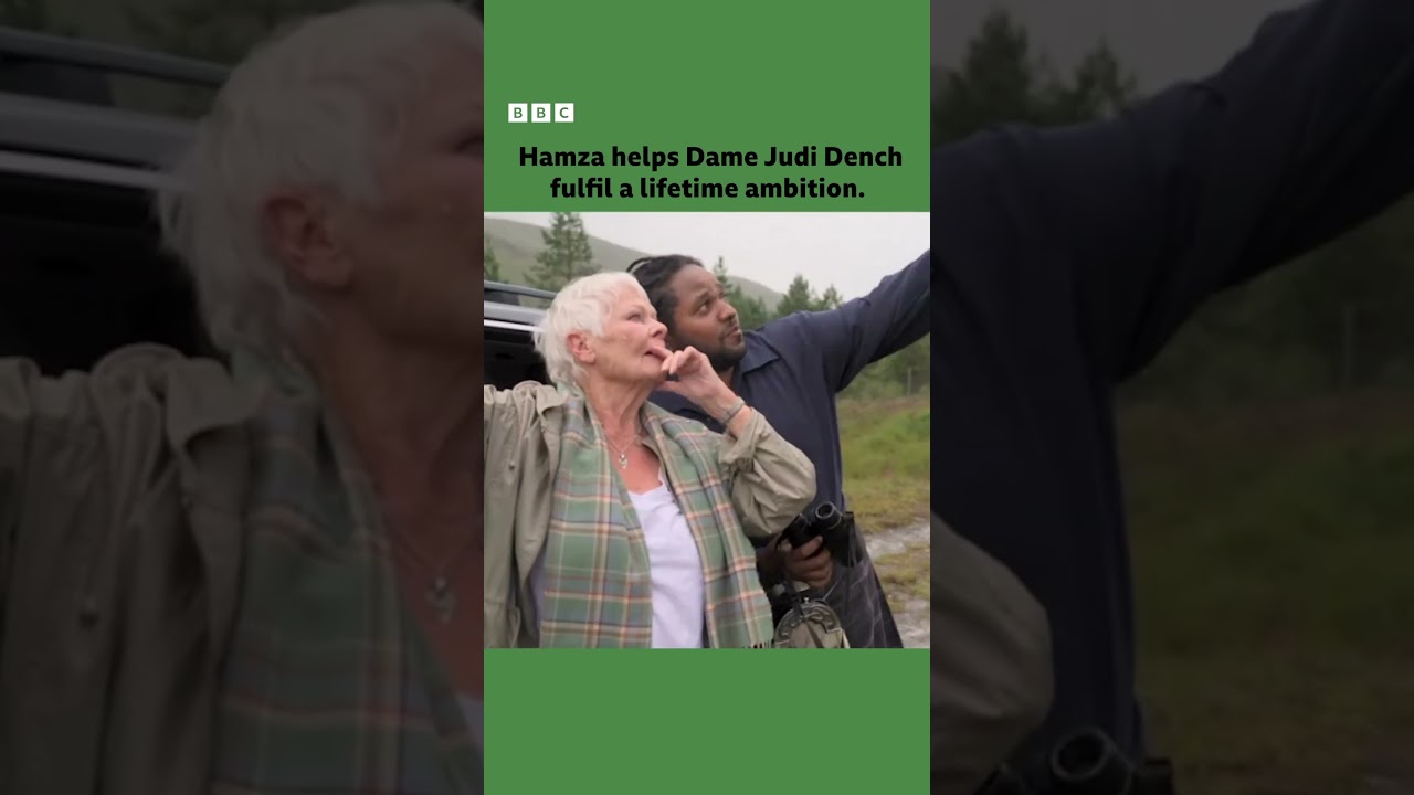 It&rsquo;s eagle-eyed Hamza on Countryfile with Dame Judi Dench!