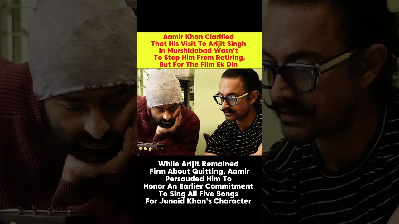 Aamir Khan Clear The Air on Arijit Singh visit #movie #news #entertainmentnews