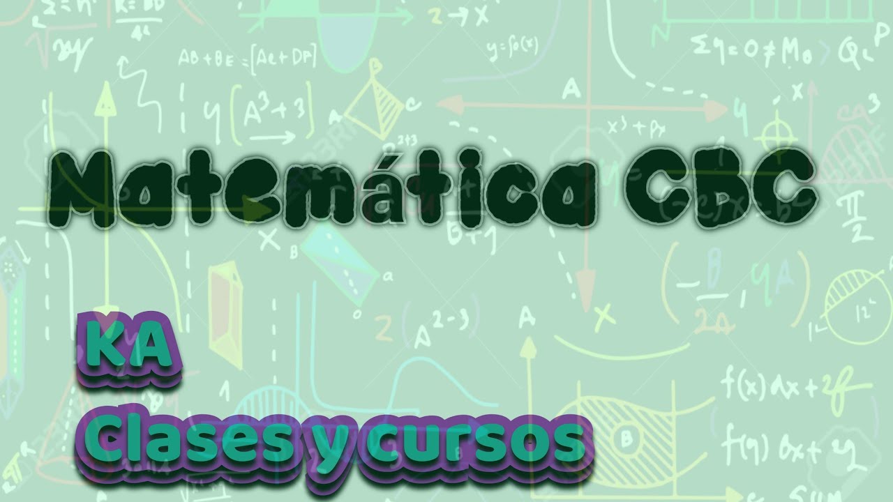 9- Matemática CBC-Integrales por tabla. Primitiva. Familia de Primitivas