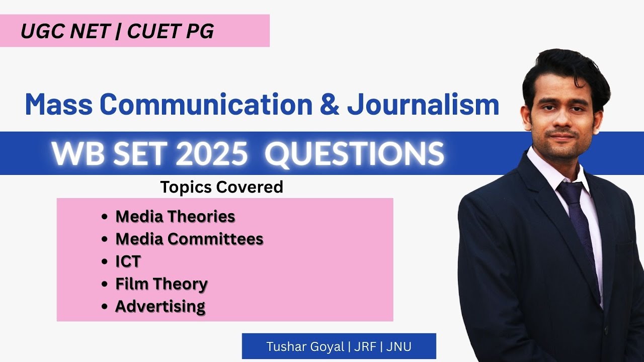 28. WB SET 2025 PYQs| UGC NET | CUET PG