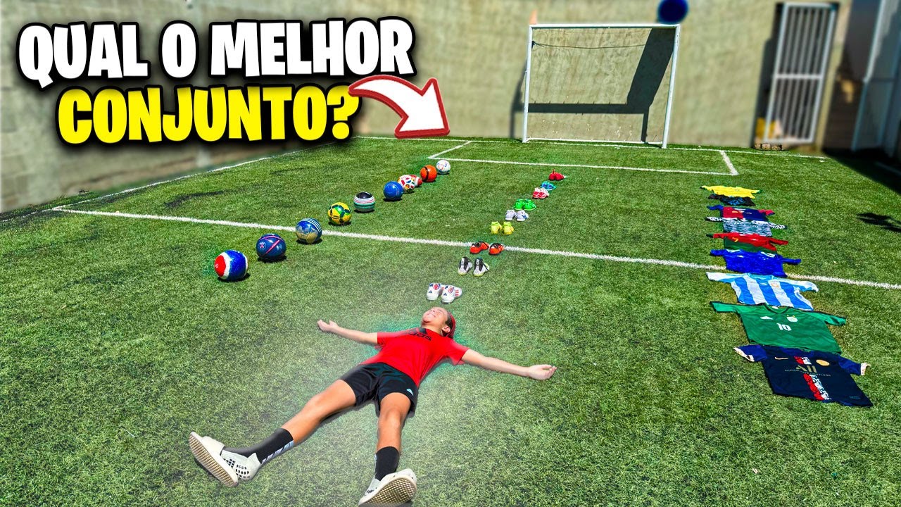 DESAFIO de FUTEBOL do CONJUNTO DA SORTE!