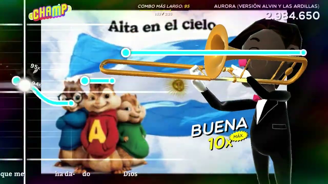 Aurora (Versión de Alvin y las ardillas) - Trombone Champ