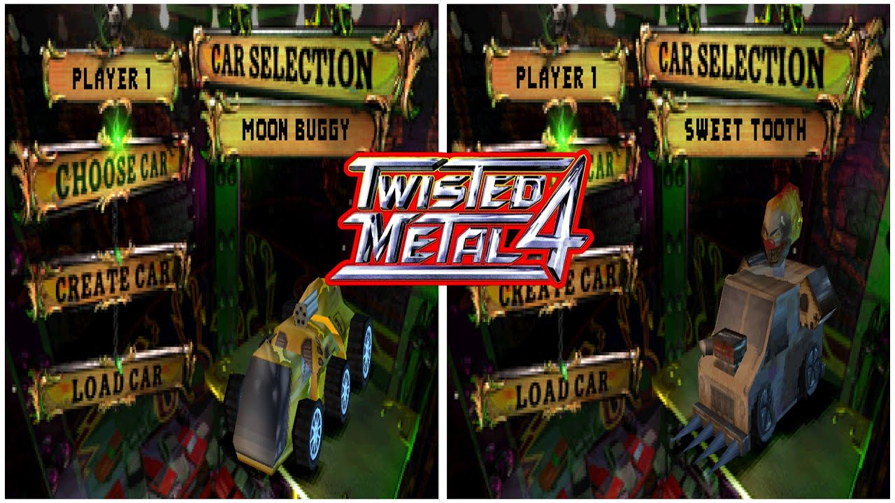 [Duckstation] Twisted Metal 4 (Moon Buggy & Sweet Tooth 1P Tournament Playthroughs)