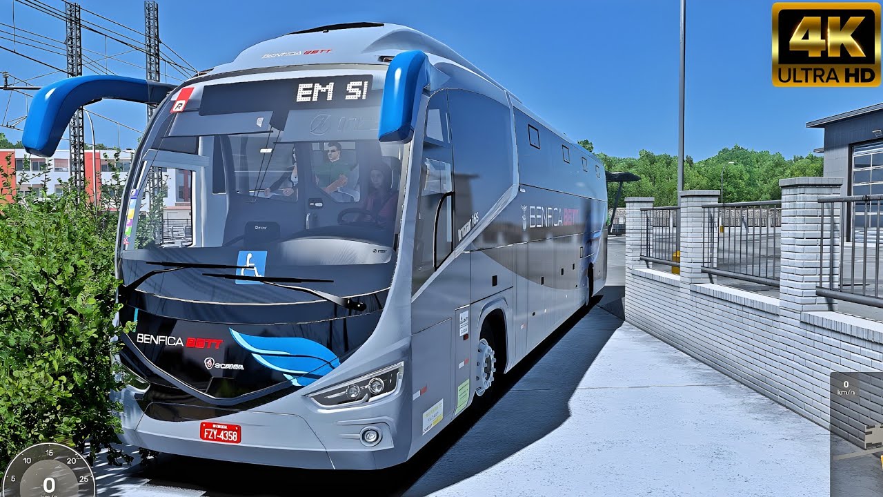 Smooth Bus Drive through Extreme Narrow Roads - Euro Truck Simulator 2 | Moza Wheel Gameplay