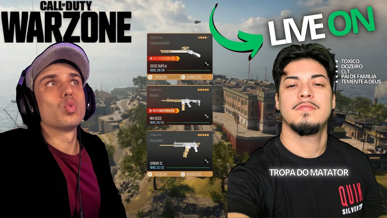 COM A TROPA DO MAT4DOR Call of Duty Warzone !comandos