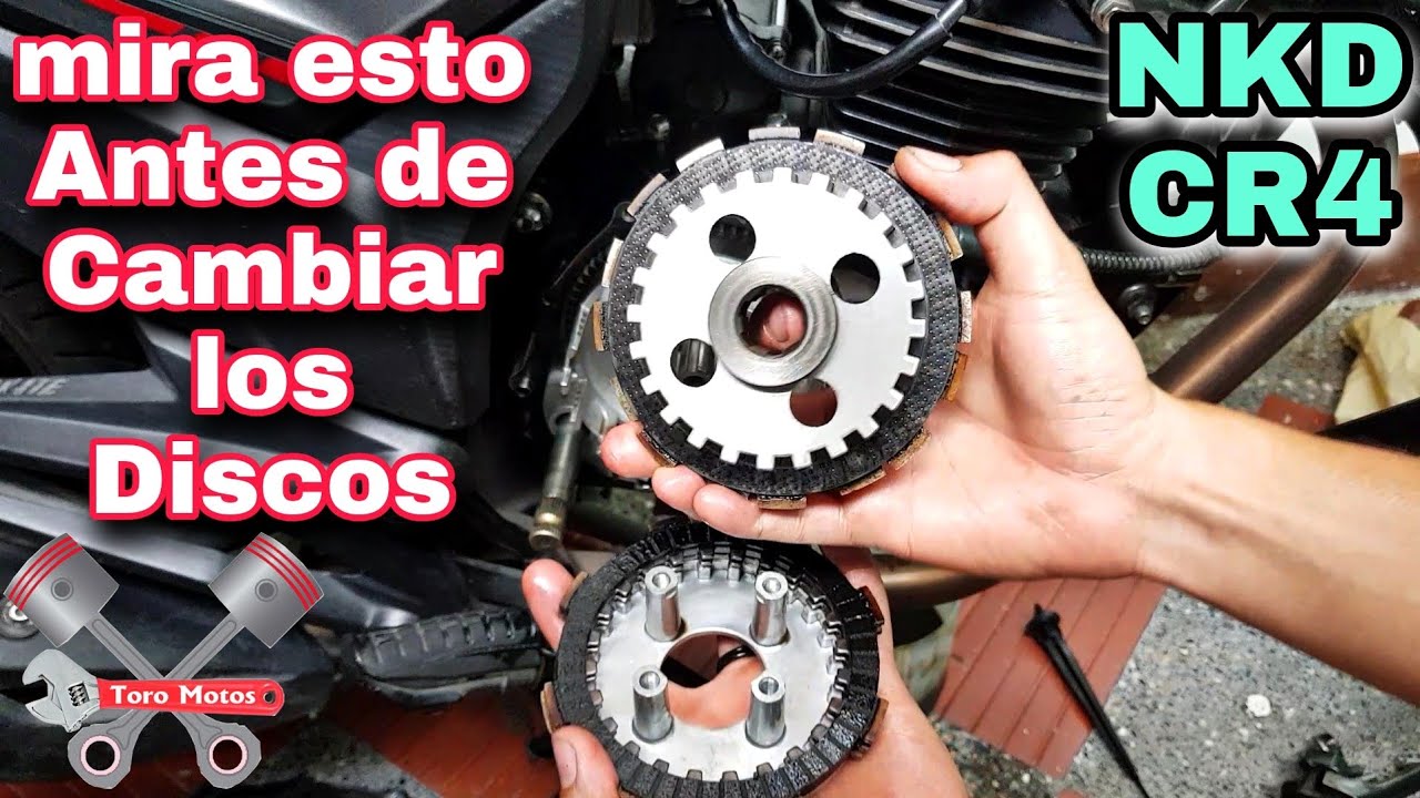 🔻 Como Cambiar Discos de CLUTCH {AKT CR4 125, NKD 125}