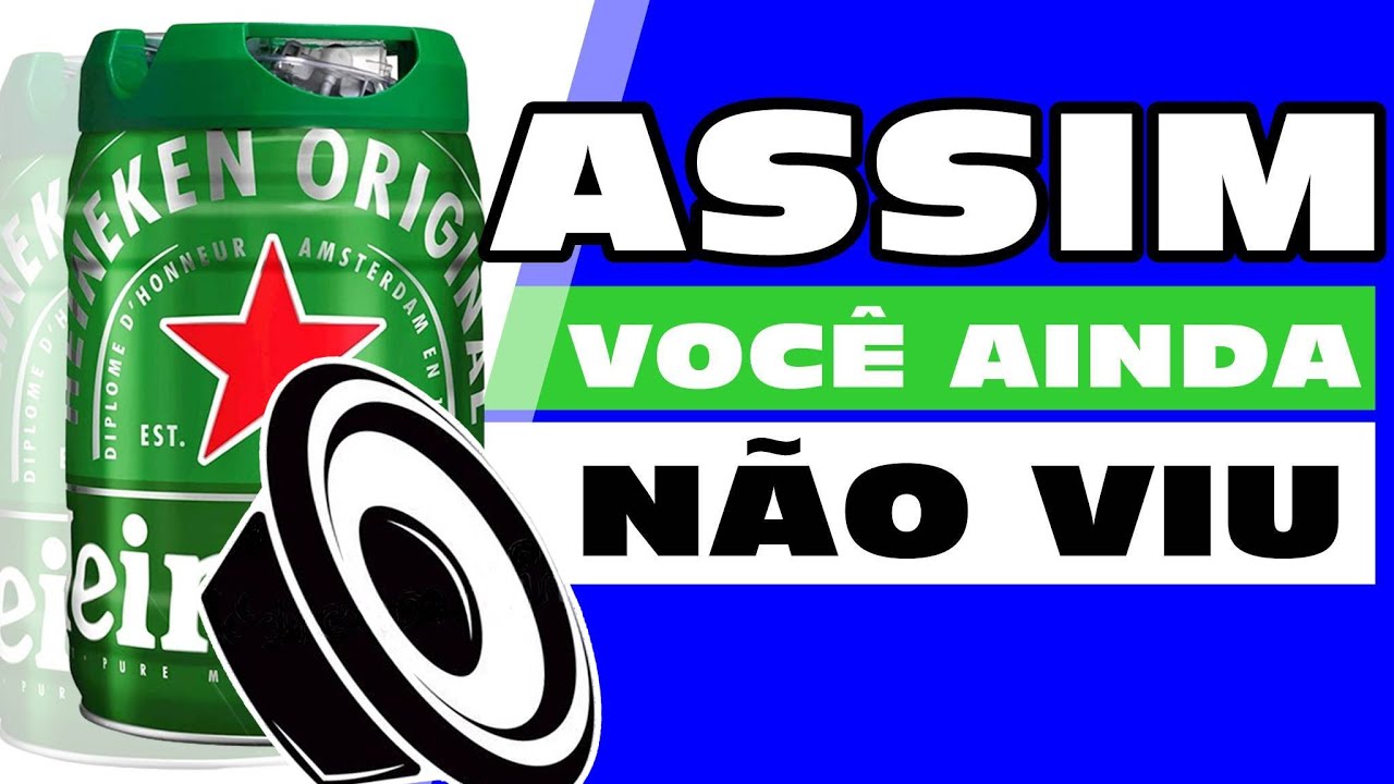 [TUTORIAL] Como fazer caixa de som usando barril Heineken com subwoofer [PASSO A PASSO]