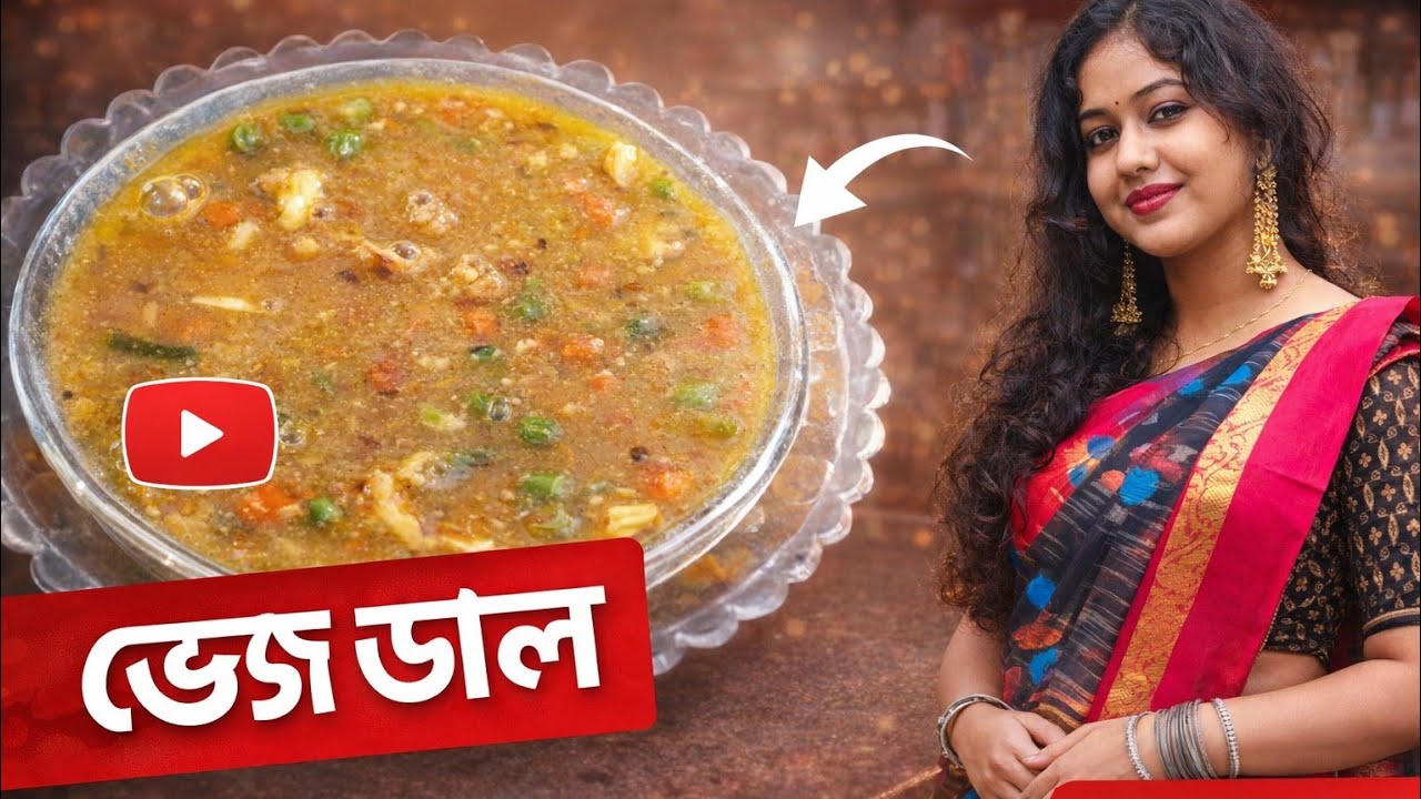 ভেজ ডাল।  Veg  dal। অনুষ্ঠান বাড়ির মত ভেজ ডাল একদম সহজ পদ্ধতিতে। Magic Masala by Anupama।