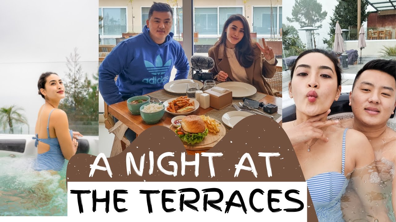 A night at The Terraces resort | Swimming in winter | Lakuri bhanjyang
