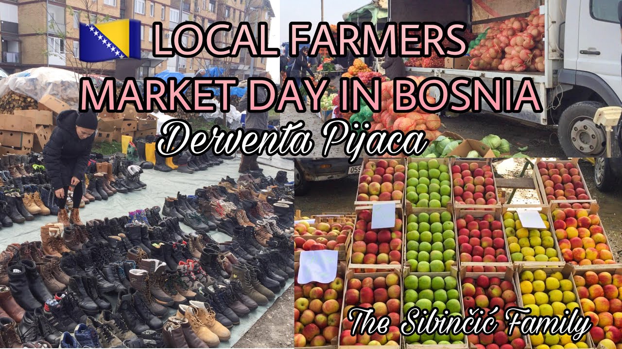 LOCAL FARMERS MARKET DAY IN BOSNIA | TABO DAY IN EUROPE | UKAY-UKAY AND MORE