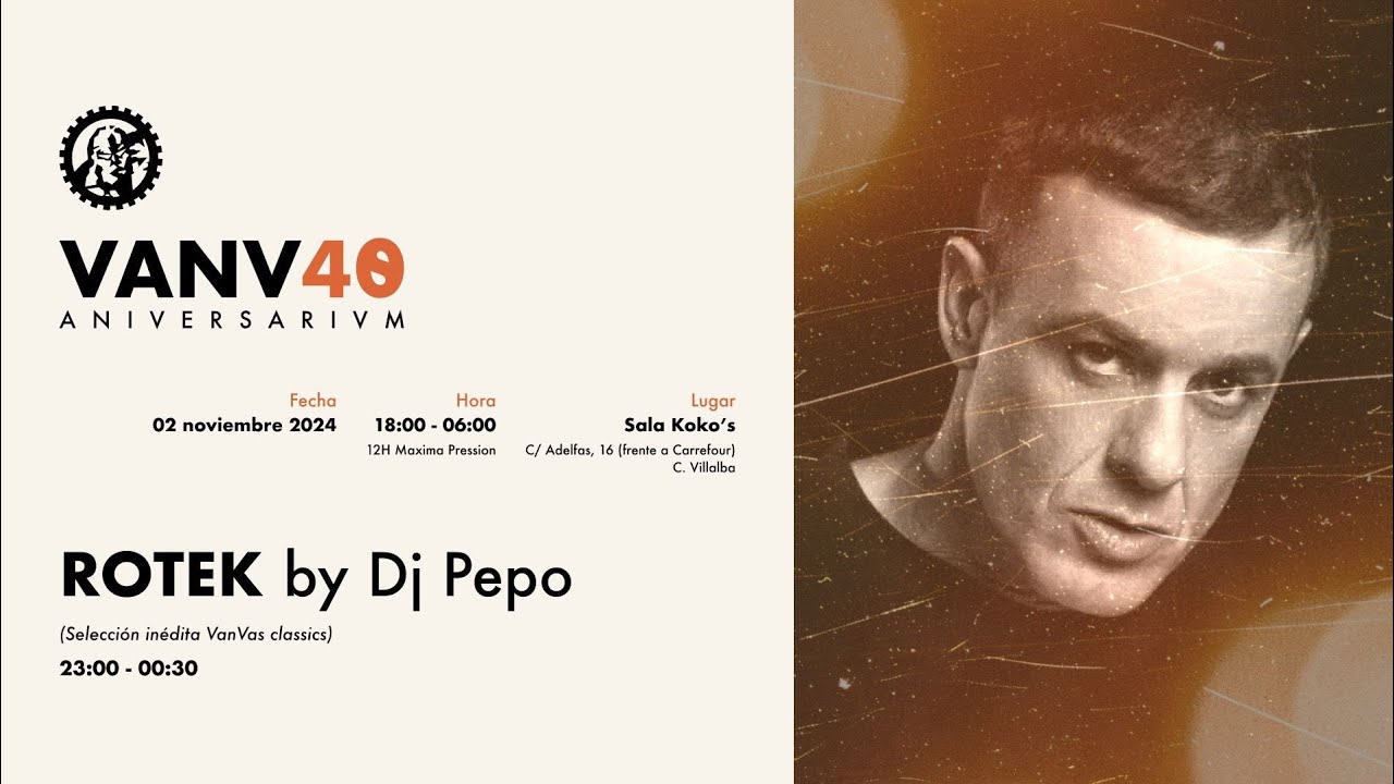 40 ANIVERSARIVM. ROTEK BY DJ PEPO