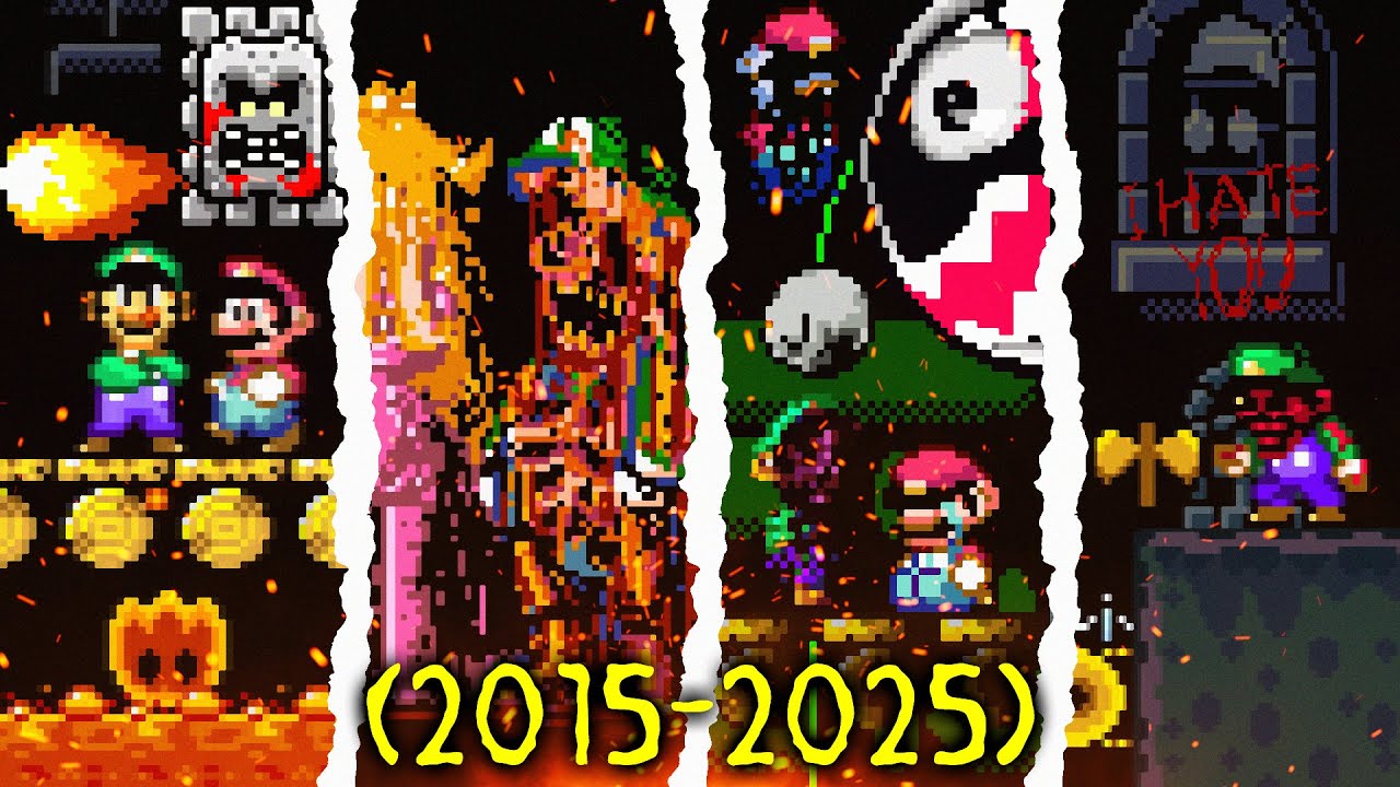 I Hate You Mario (Creepypasta) | GAMES COMPILATION! (2015-2025)