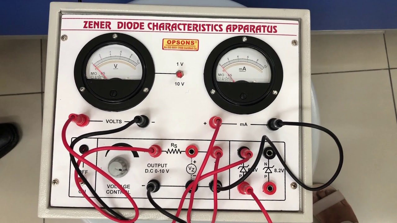 ZENER DIODE  to determine reverse breakdown voltage  PRAKASH & MINI